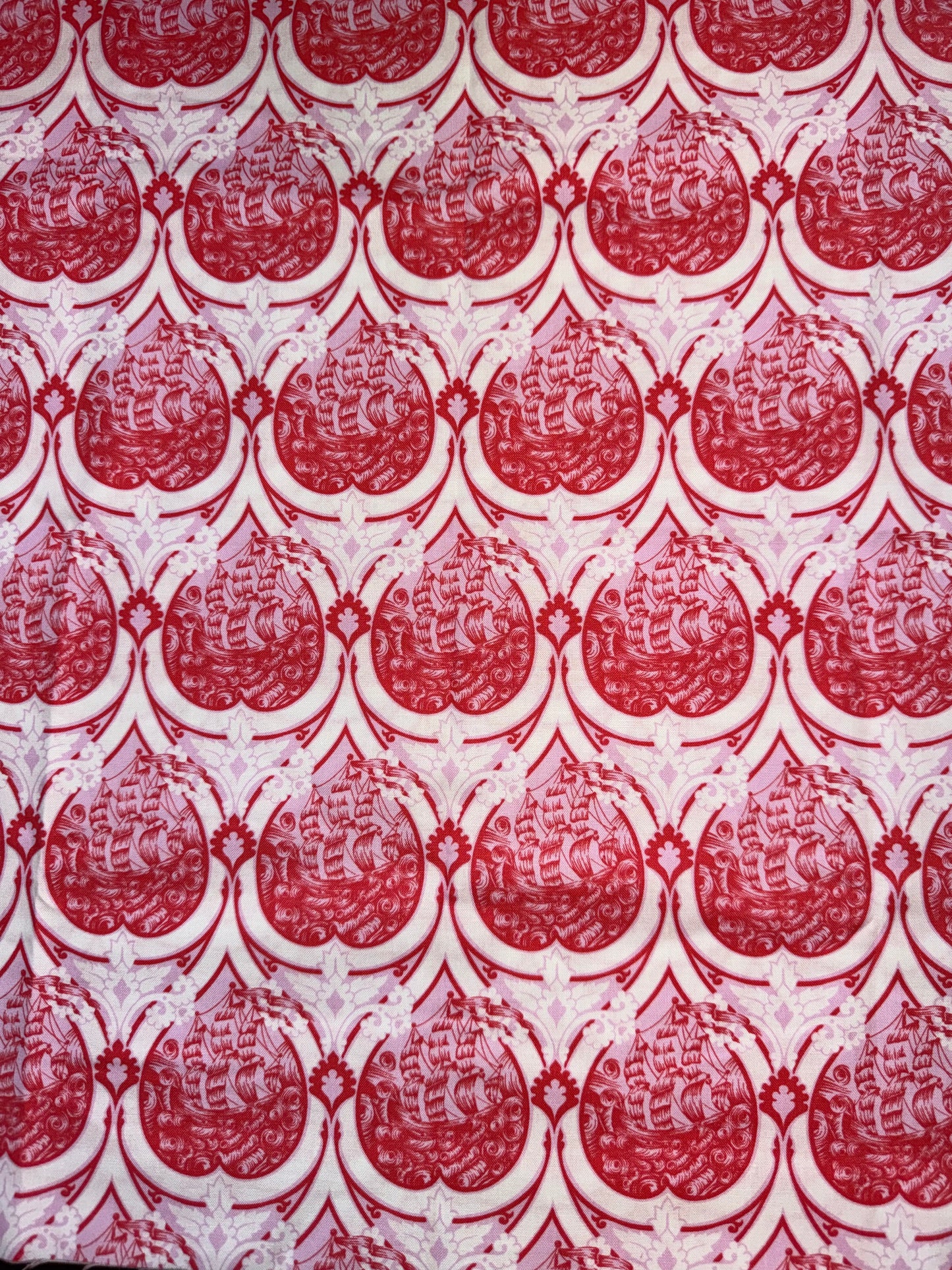 Tula Pink Parisville Deja Vue Collection .5m Pieces - Sea of Tears - Pink