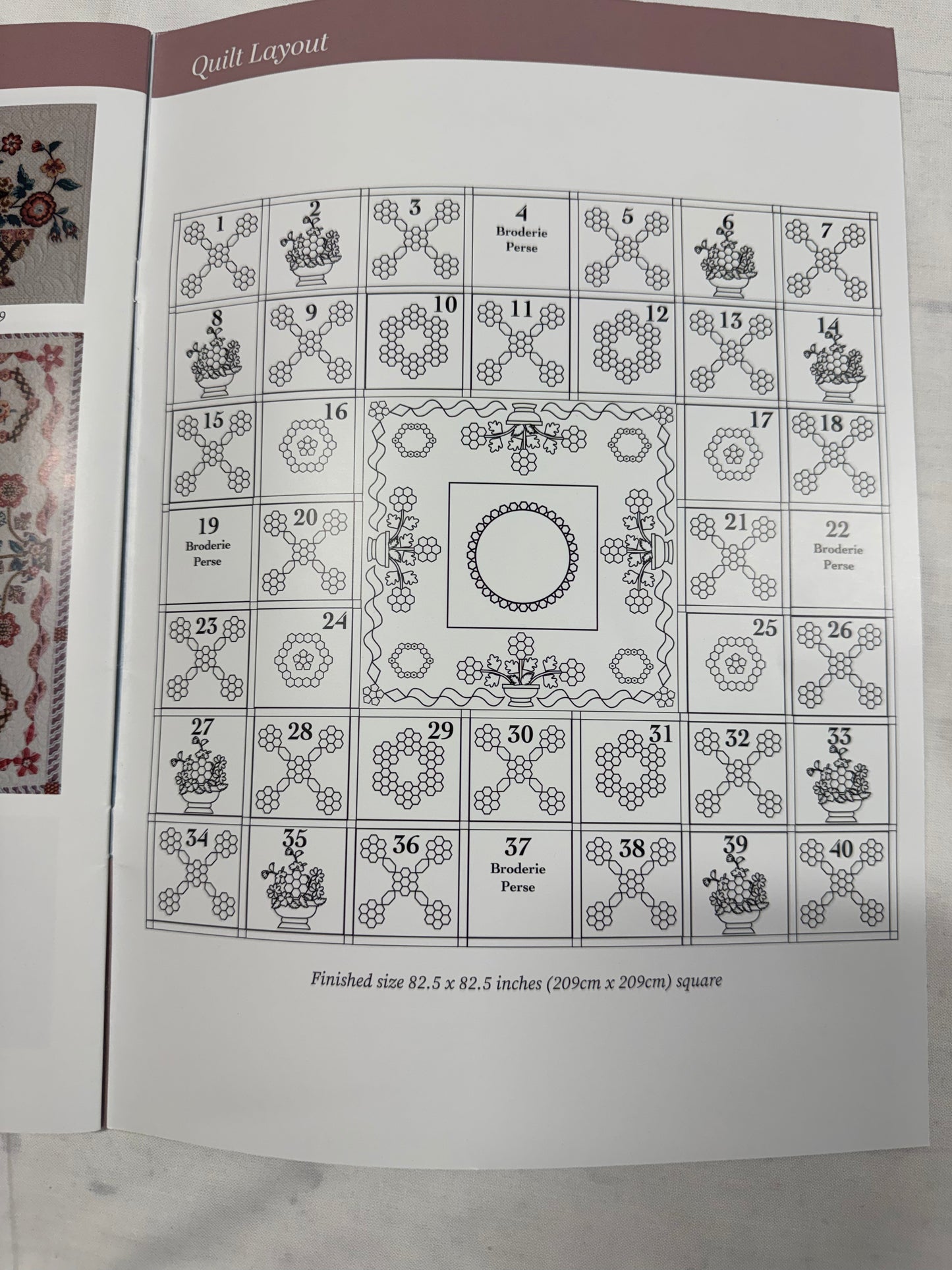 The Windermere Quilt by Di Ford Hall - Book and Complete Fabric Set - By Shiralee Stitches. Pre-Loved Treasure.