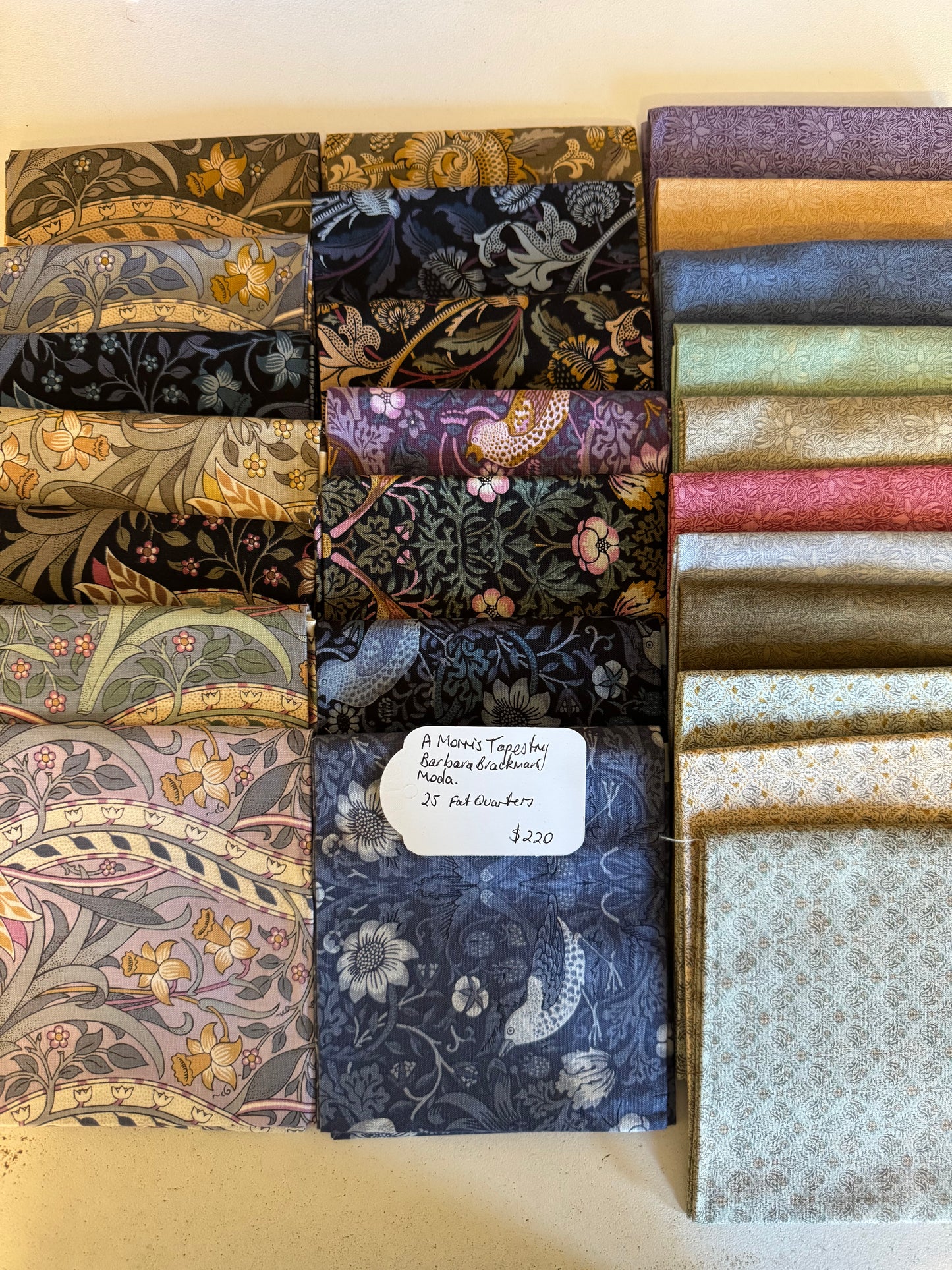 A Morris Tapestry - Moda - Barbara Blackman - 25 Fat Quarter Bundle