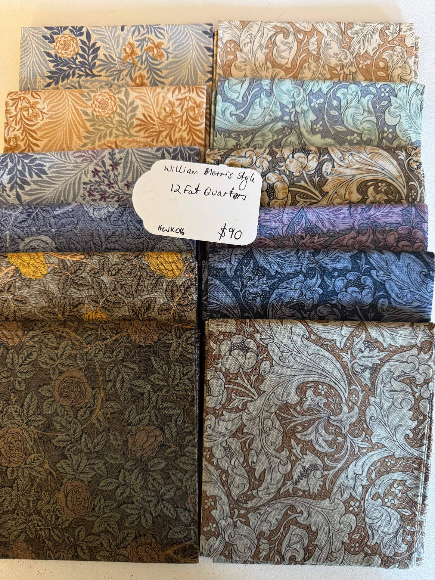 William Morris Style - 12 Fat Quarter Bundle