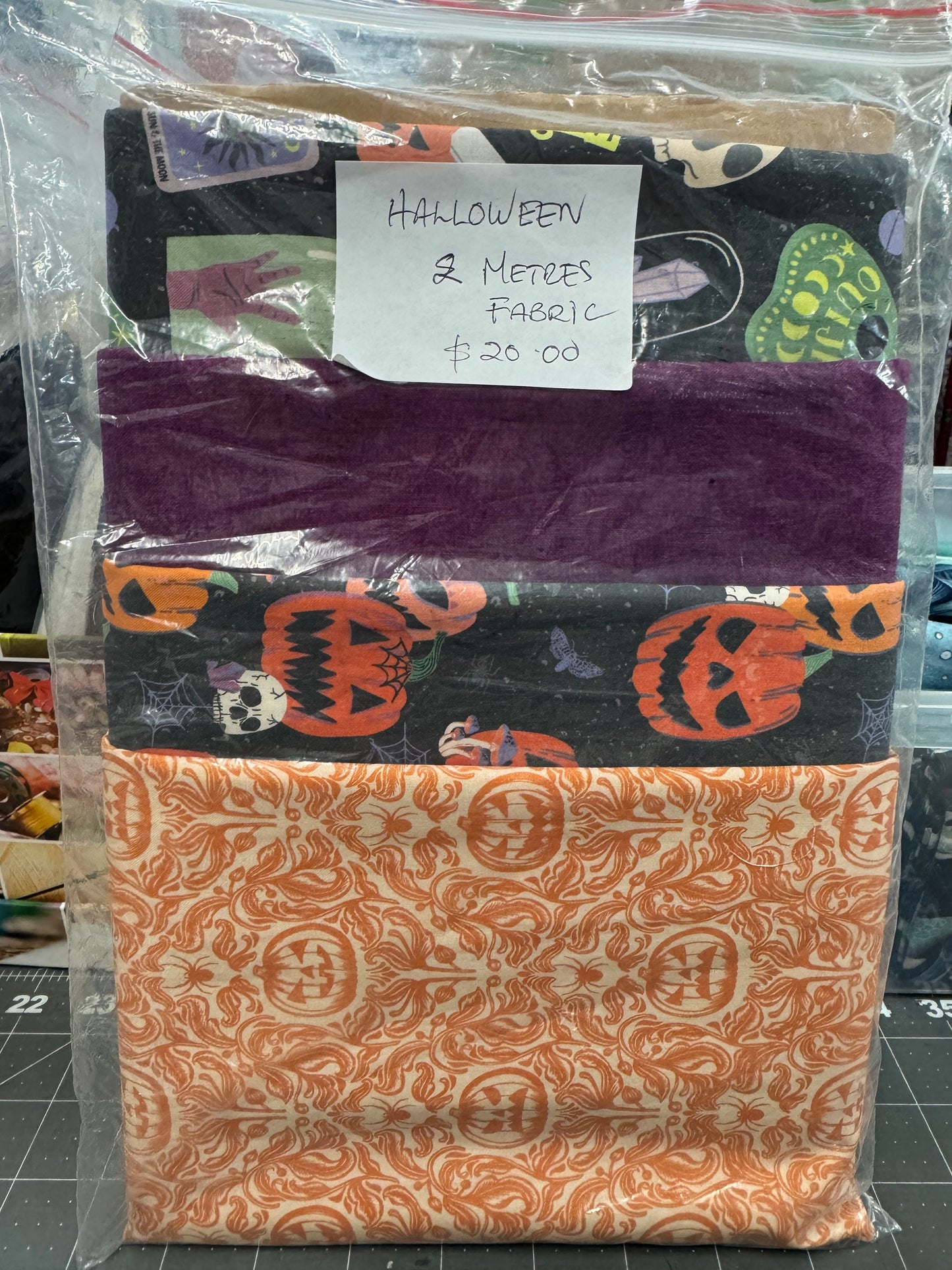 Halloween Fabric Pack - 5 x 1/2m