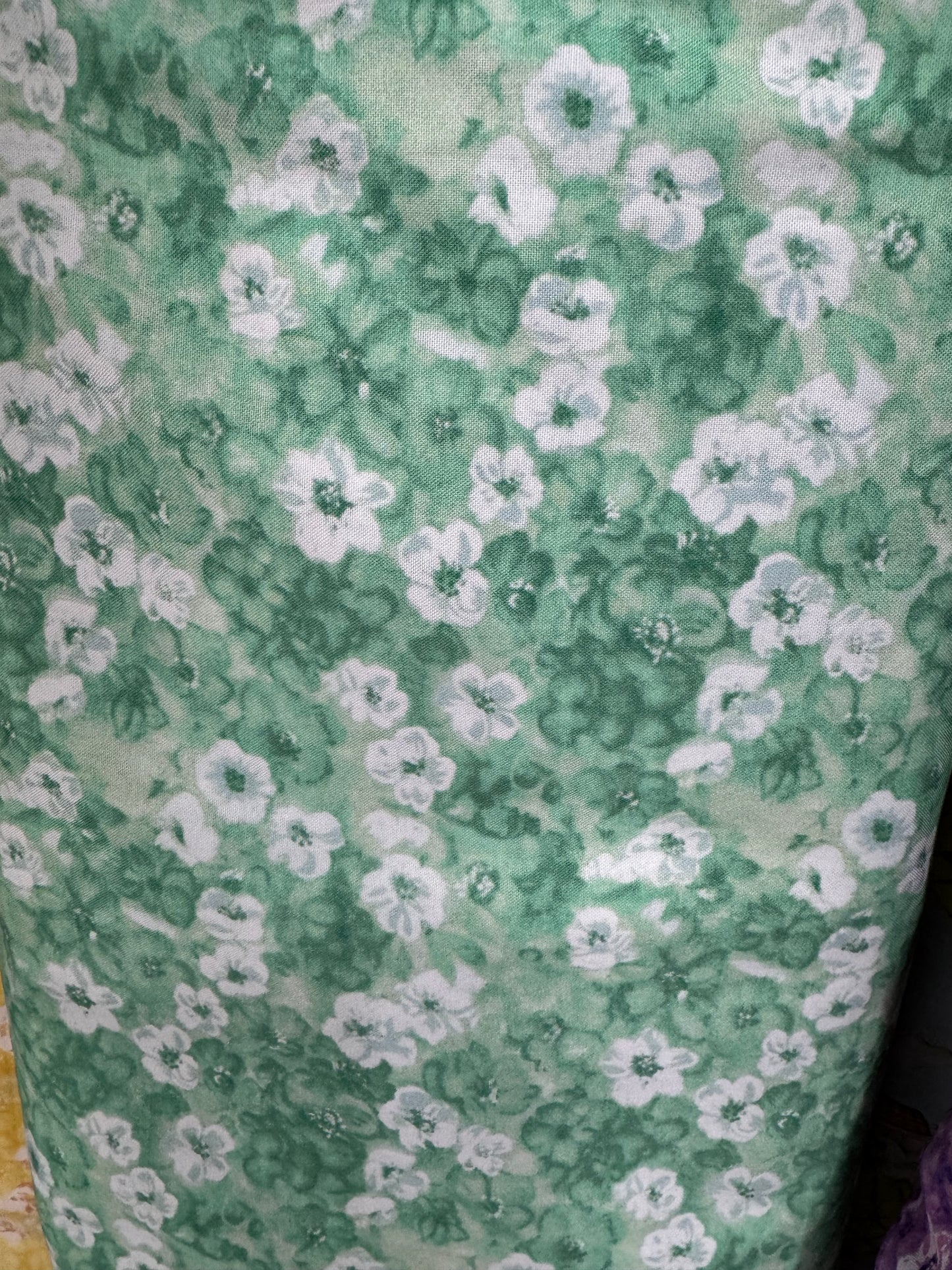 Purple Shadow Fleur Mint Wideback 108"