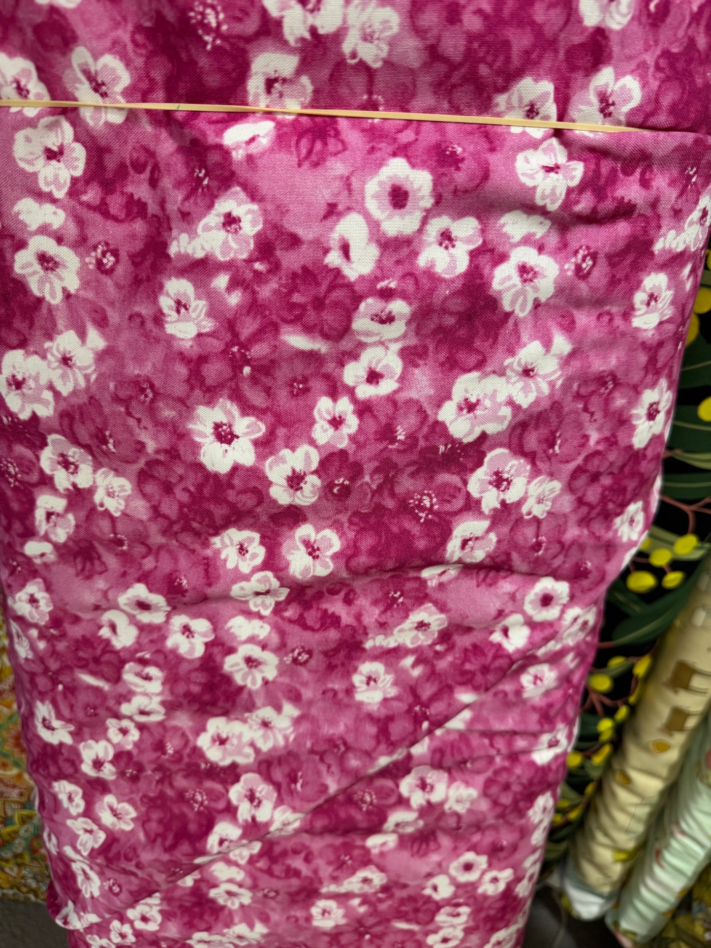 Purple Shadow Fleur Fuschia Wideback 108"