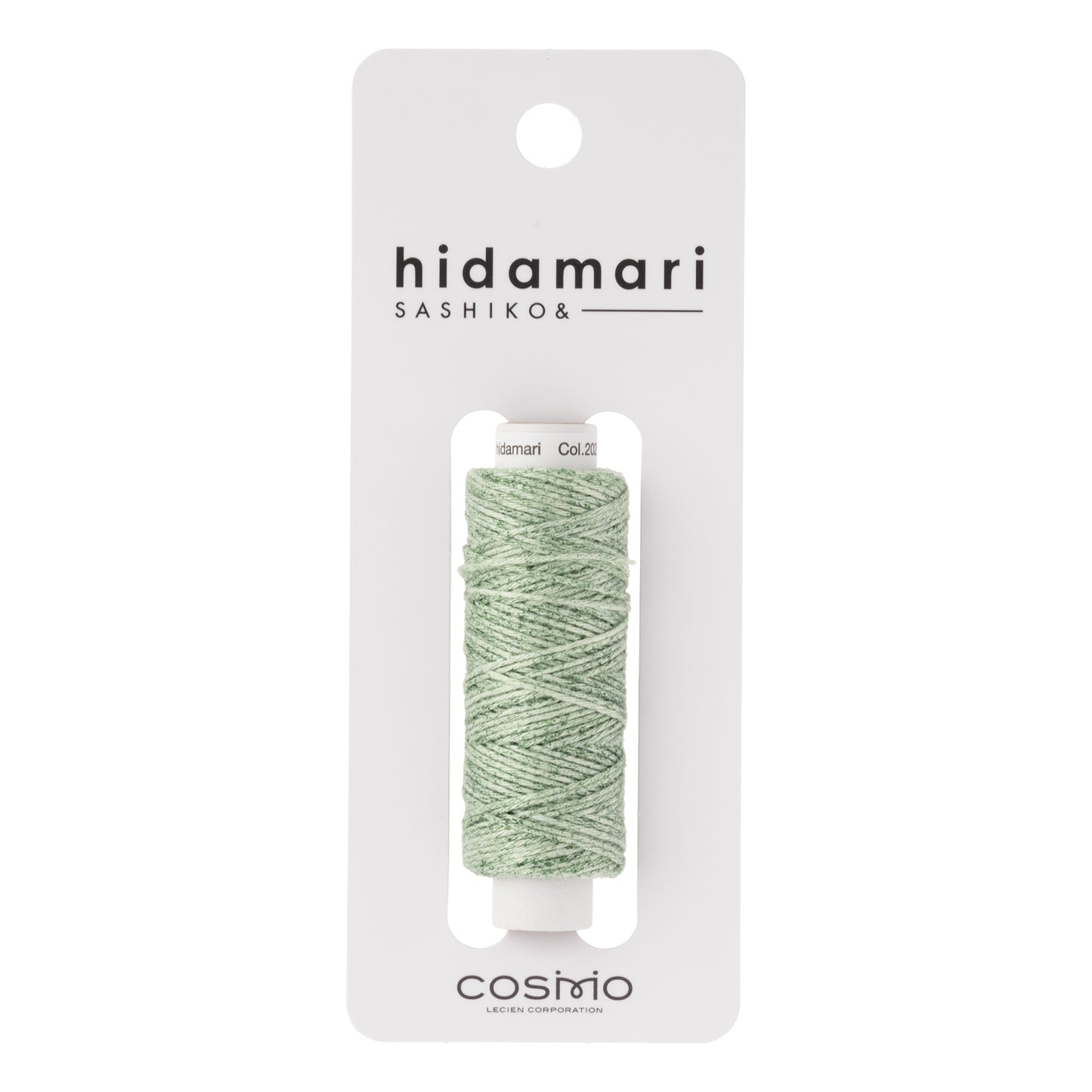 Cosmo Sashiko Thread 302.202 Variegated Moss Green
