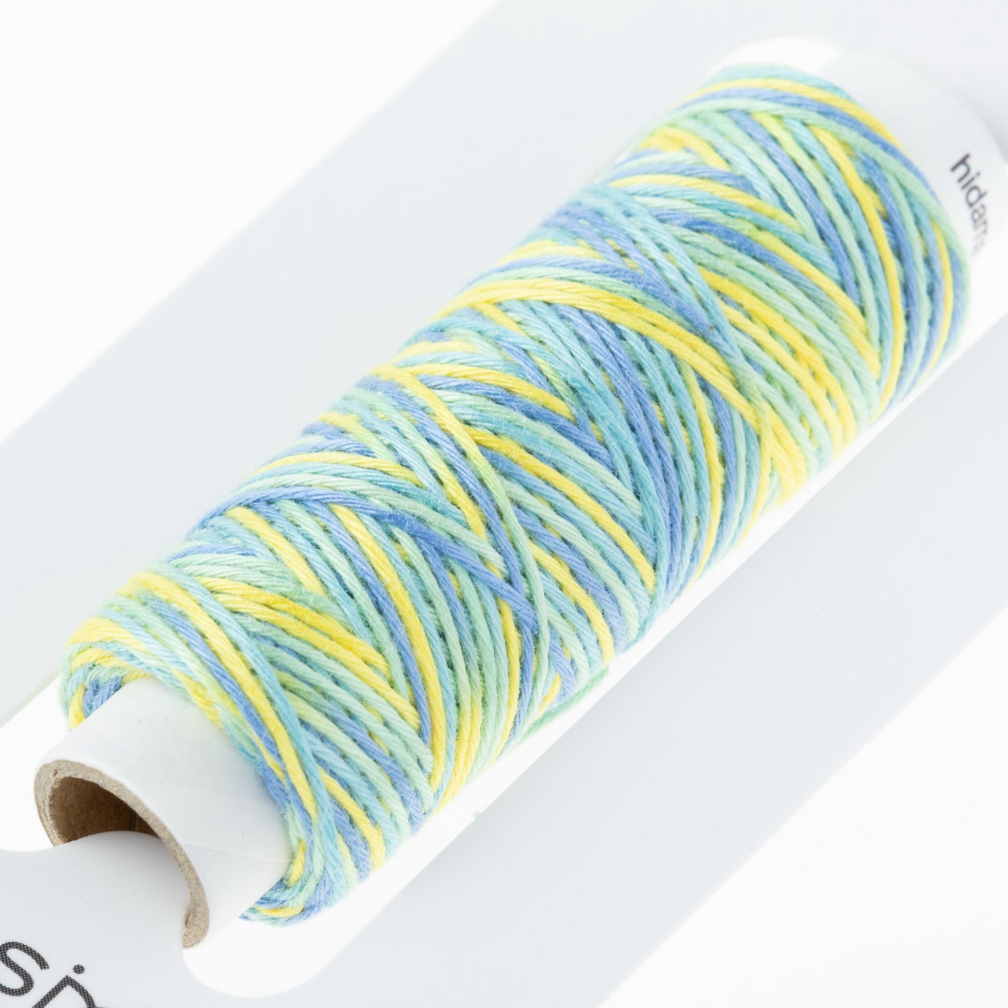 Cosmo Sashiko Thread 302.304 Variegated Blue Yellow