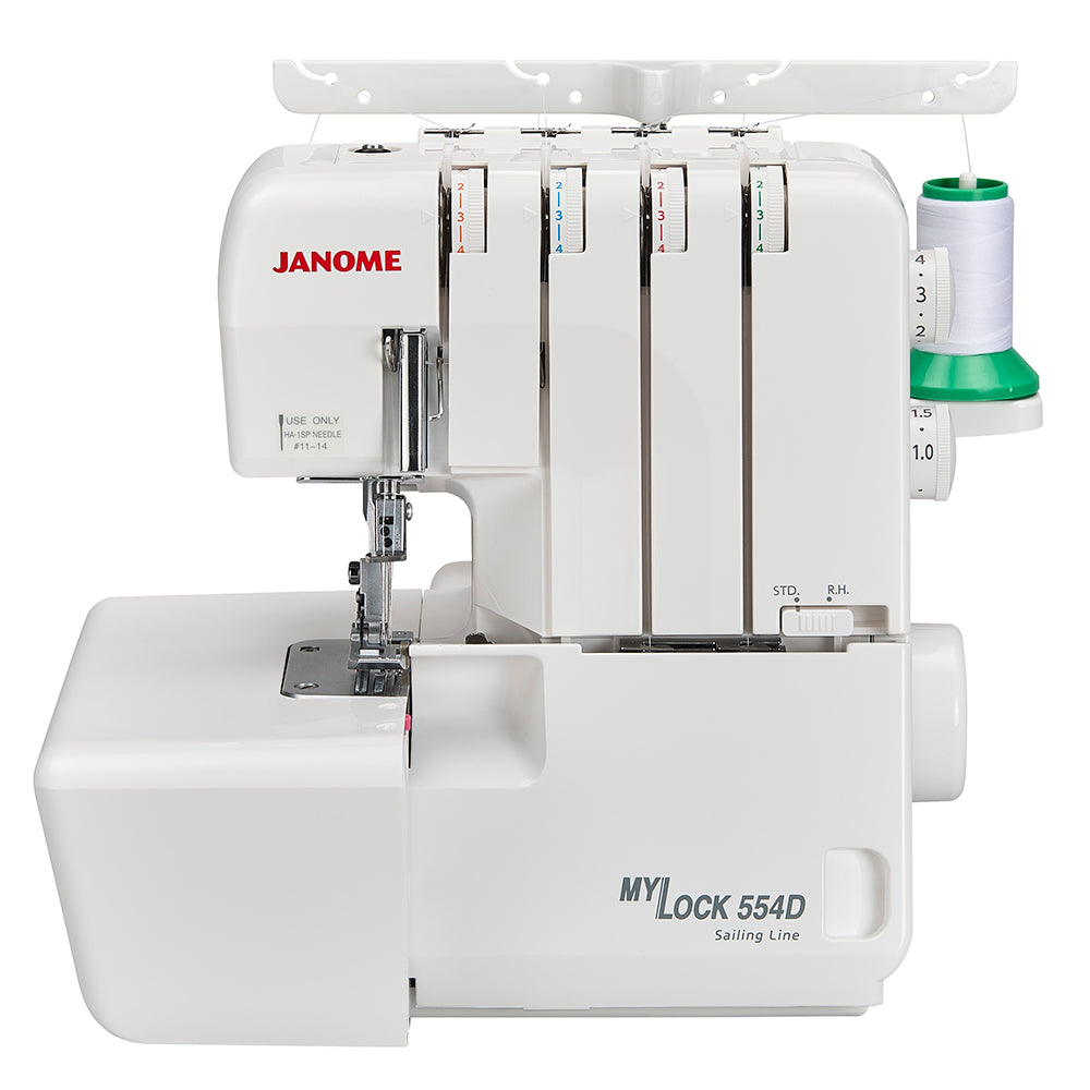 Janome ML554D Overlocker - with a GOLDEN TICKET! In Stock - Available to test sew now. In store only, no further discounts.
