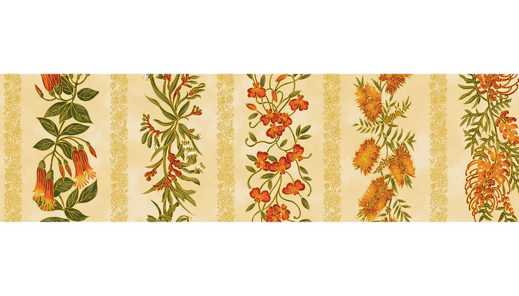 Under the Australian Sun - Stripe Orange / Cream
