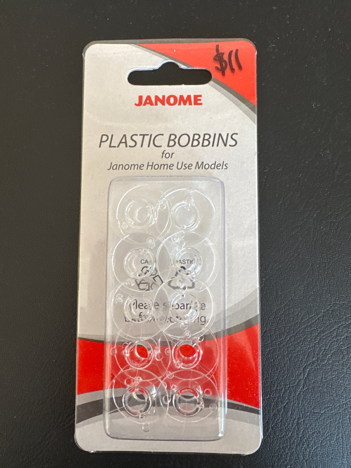 Janome Plastic Bobbins - Set of 10