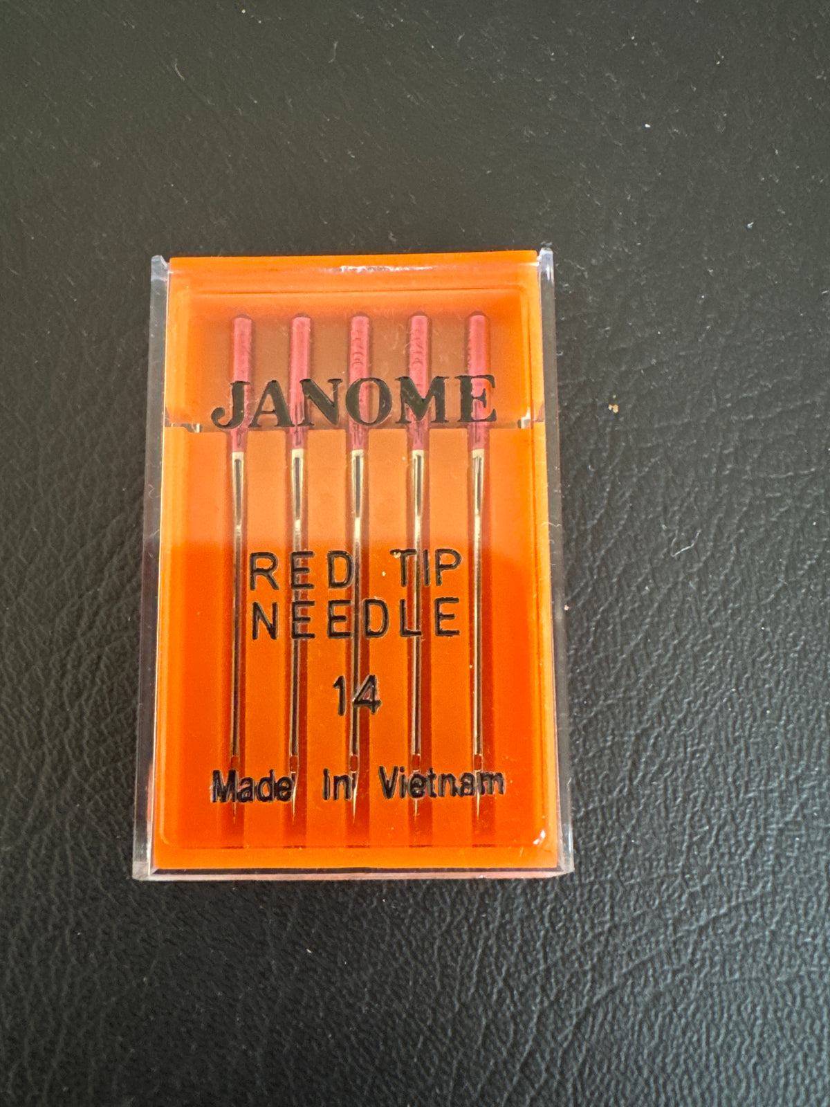 Janome Red Tip Needles Size 14 Pack of 5