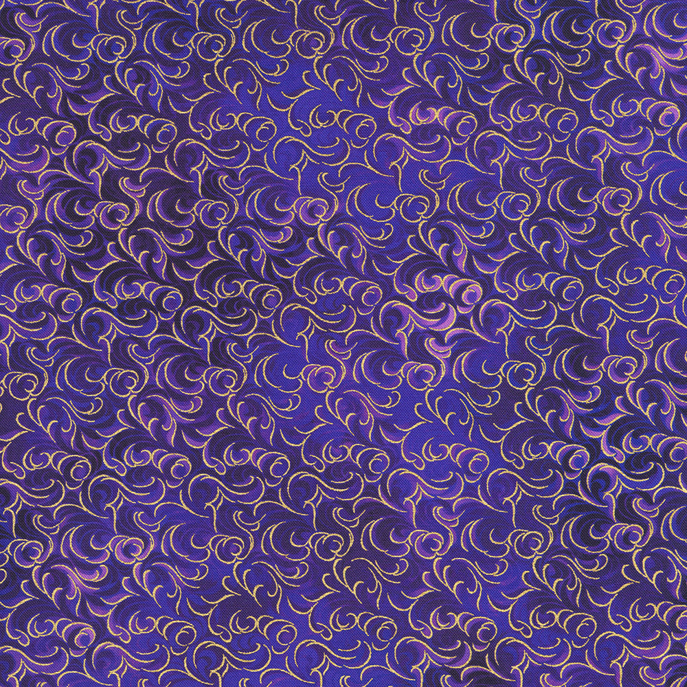 Robert Kaufman - Mixed Metallics - Purple