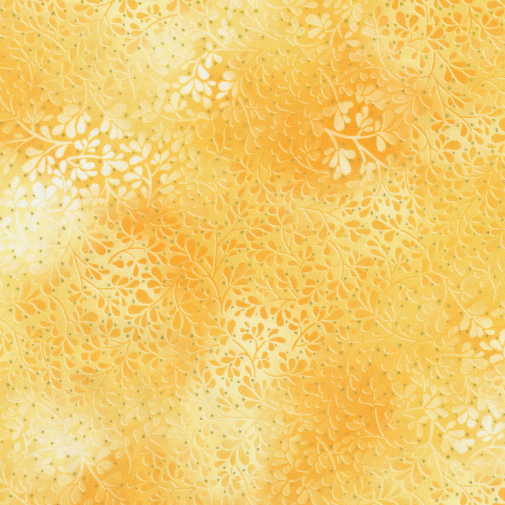 Robert Kaufman - Mixed Metallics - Cream and Gold