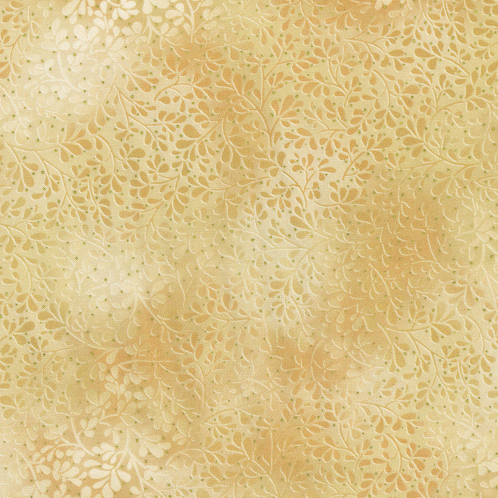 Robert Kaufman - Mixed Metallics - Cream and Gold