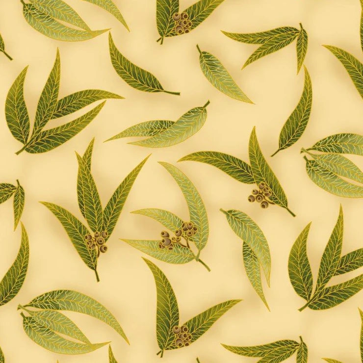 Under the Australian Sun - Gumleaves Olive / Taupe