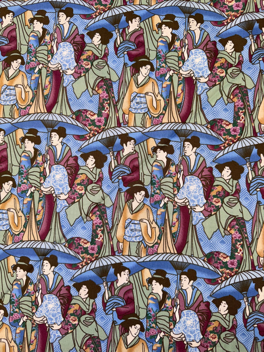 Japanese Small Floral - Geishas