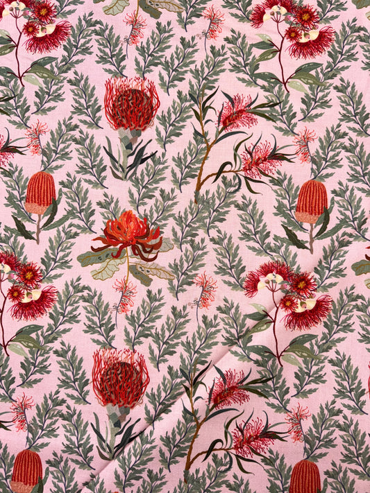 Nora's Natives Waratah on Pink DV6356