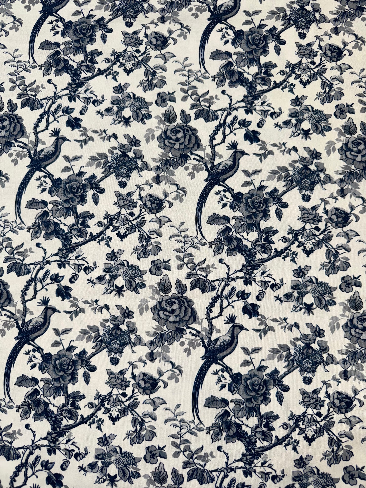 Toile De Jouy - Classic Blue and White Pheasant Design DV6622
