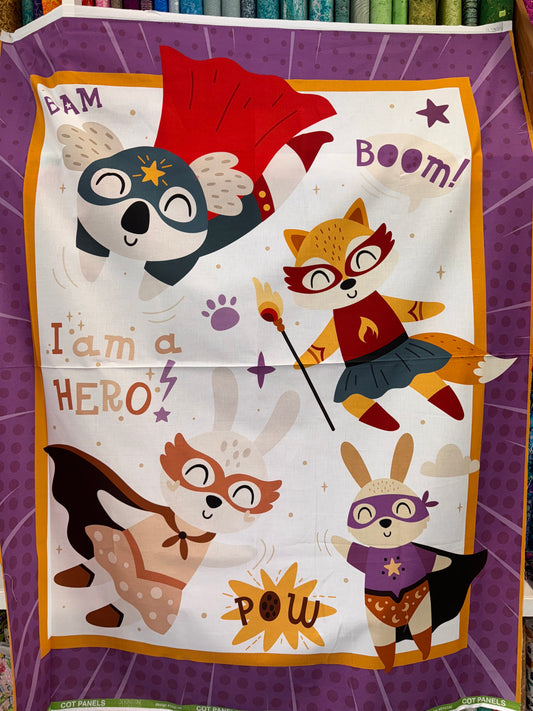 Super Hero Girl Panel DV6140