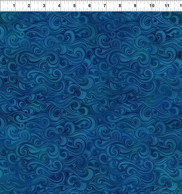 Wonders of the Ocean by Jason Yenter - Darker Blue Swirls