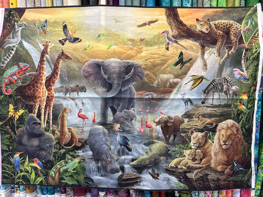 Carlie Edwards African Jungle Panel DV6010