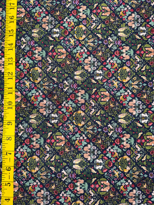 Art Nouveau -Petite Blue Squares