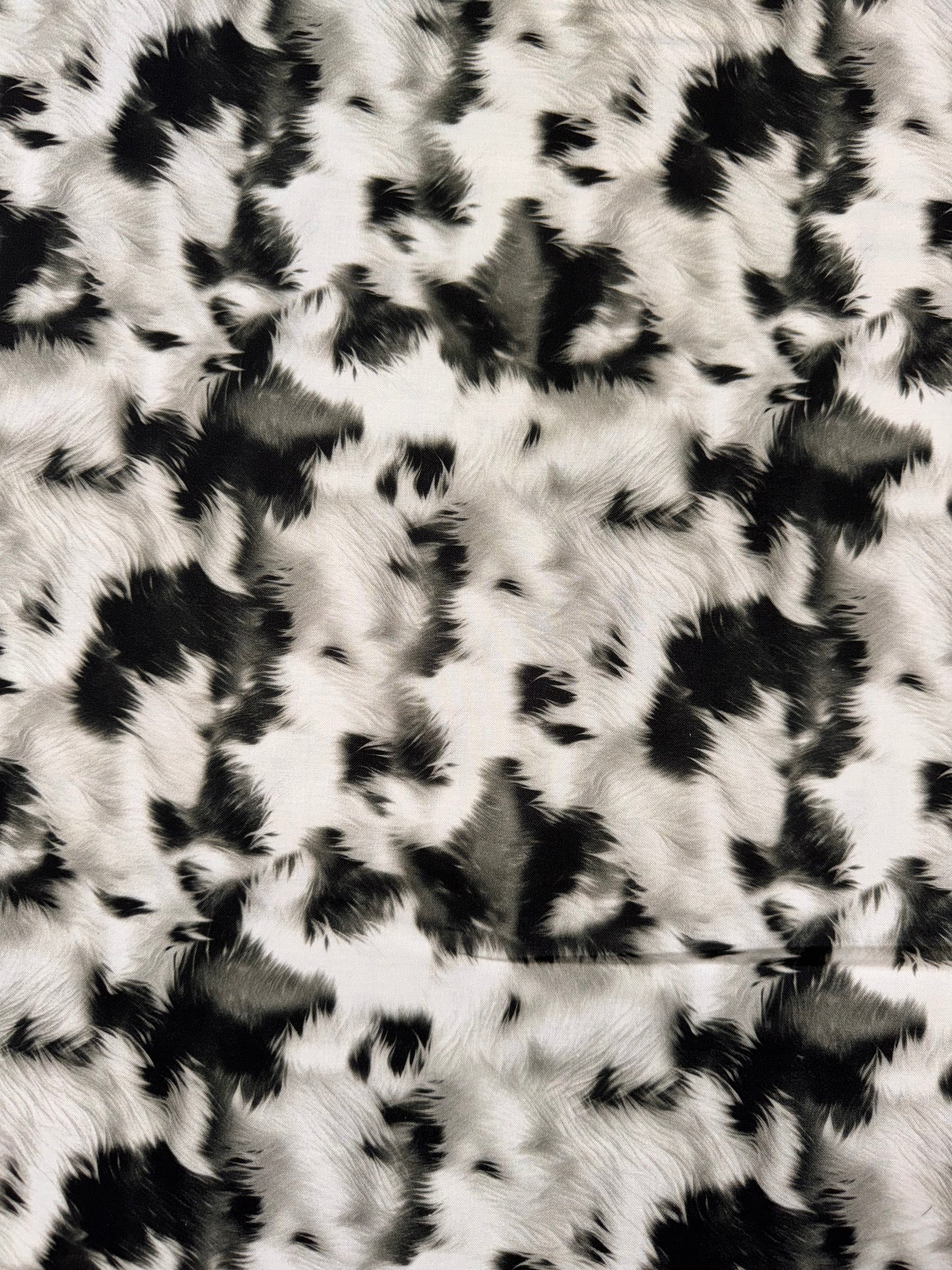 Cowhide Black and White