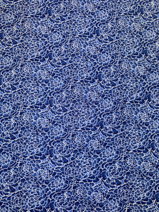 Japanese Small Floral - Blue