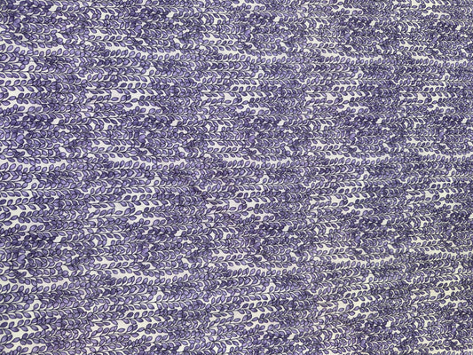 Hanging Vine Lavender on white background
