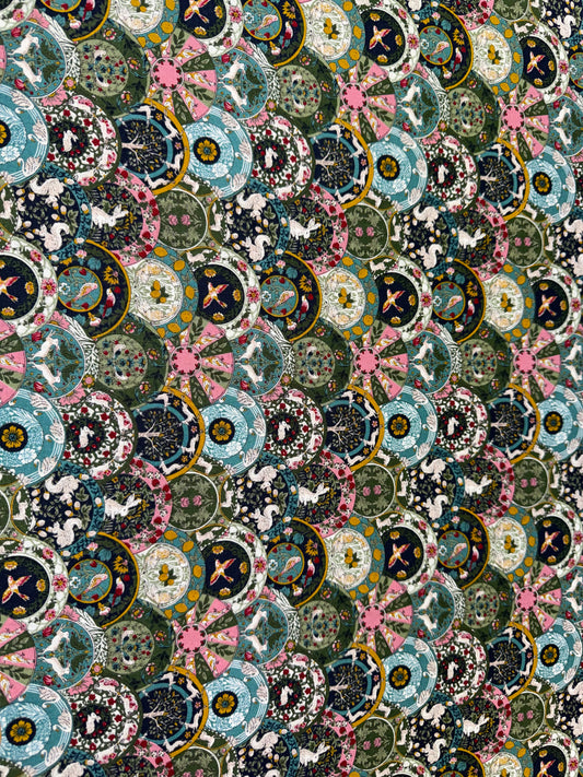Japanese Muko by Art Nouveau Symphony Green/Blue Circle Designs