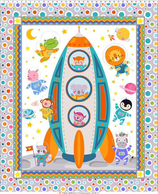 Space Buddies Rocketship Panel 1SBS-1