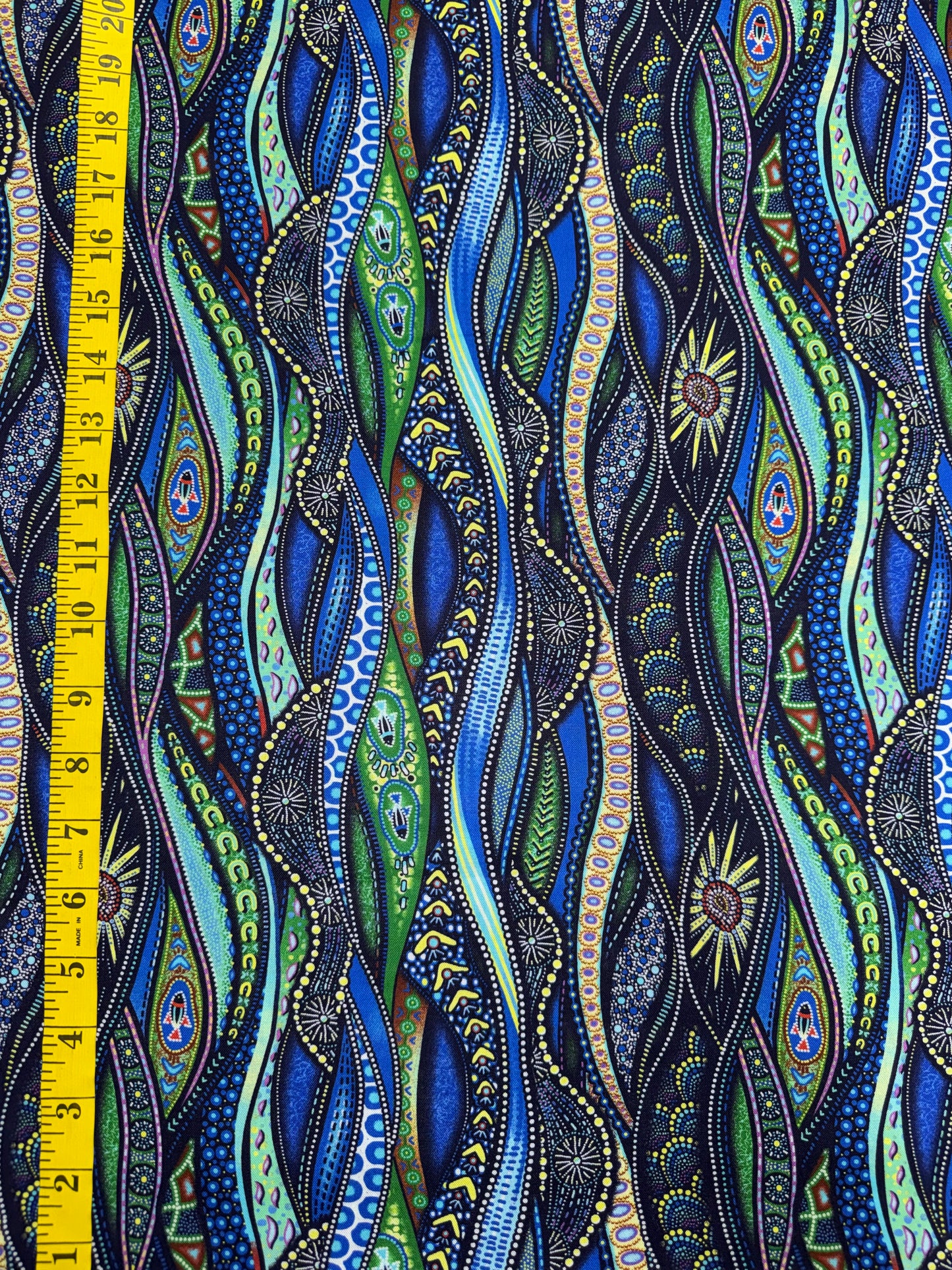 TJUKURPA LAND - Rivers in Blues