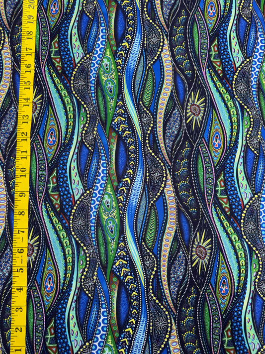 TJUKURPA LAND - Rivers in Blues