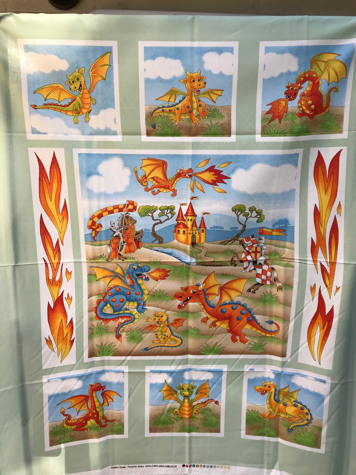 Dragon Quest Fabric Panel Kit with matching fabric