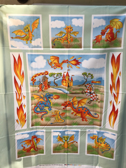 Dragon Quest Fabric Panel Kit with matching fabric