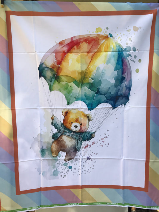 Bear Parachuting Panel
