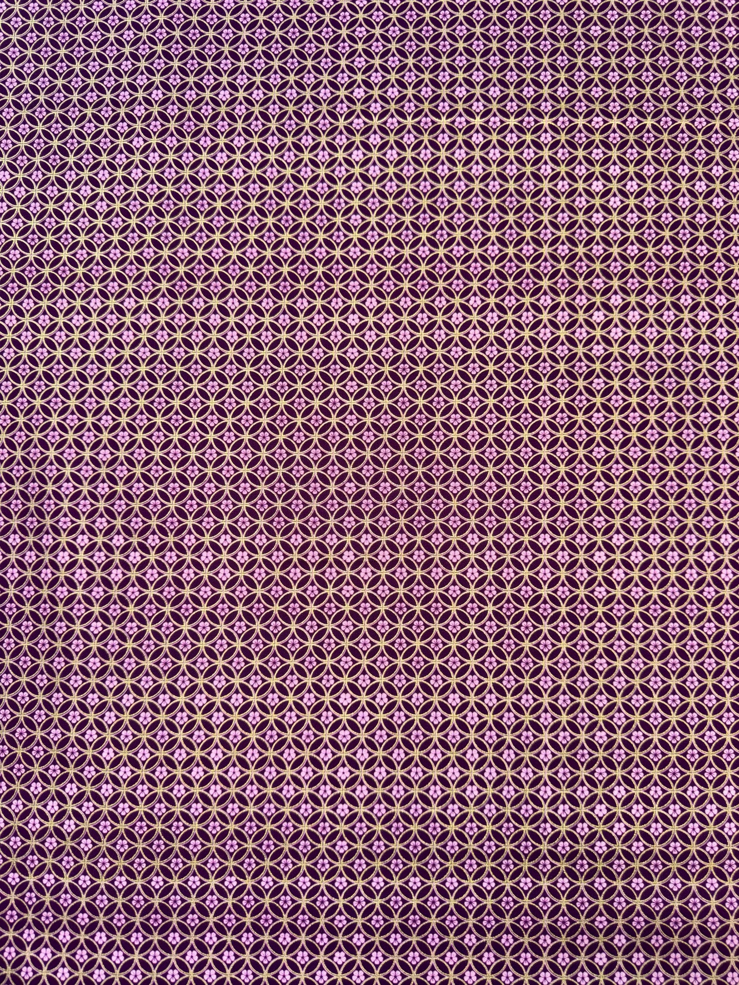 Imperial Collection - Graceful Cranes - Circles in Plum