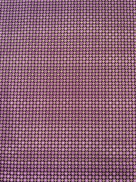 Imperial Collection - Graceful Cranes - Circles in Plum