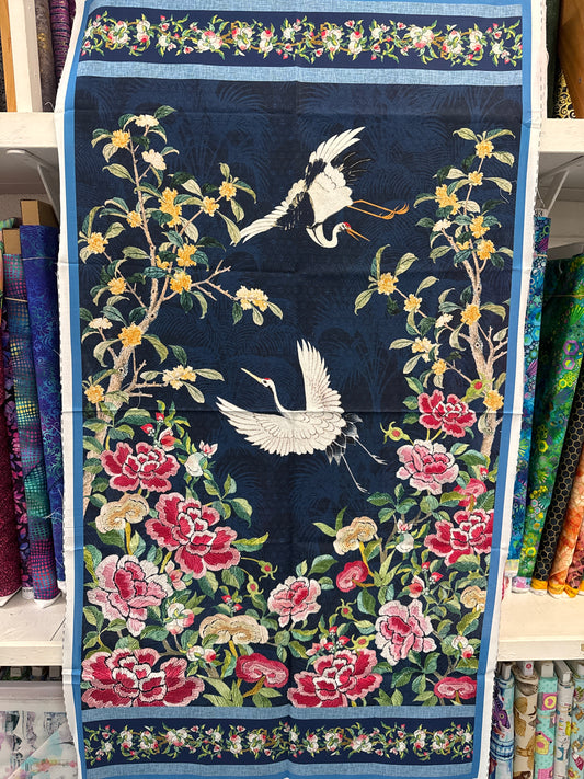 Silk Road, Imari Crane Panel