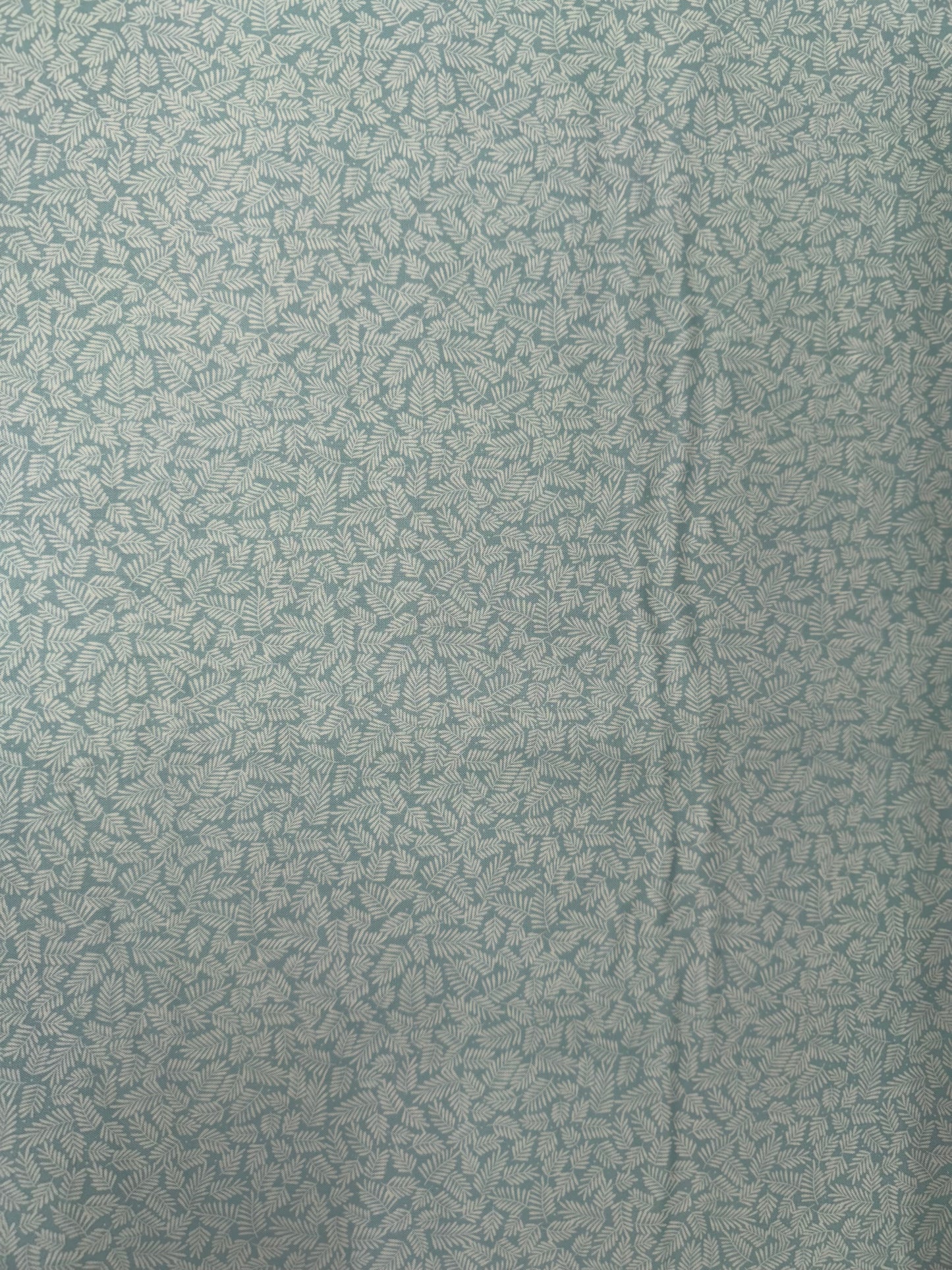 Botanical Oasis Mini leaves on Blue A983B