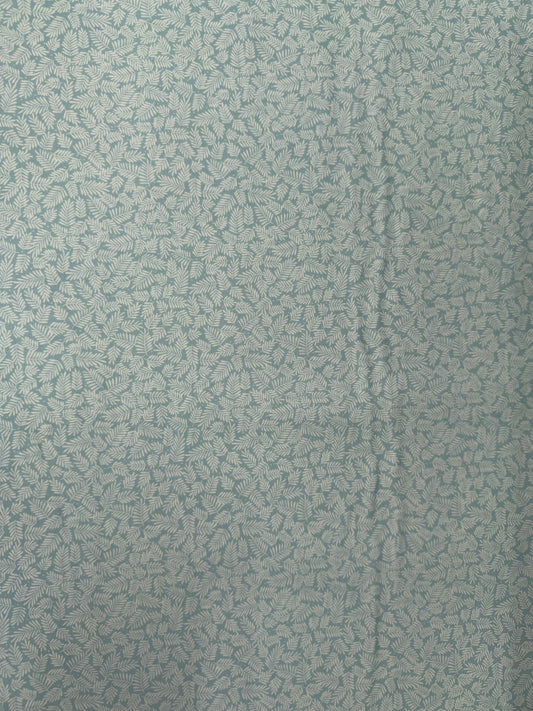 Botanical Oasis Mini leaves on Blue A983B