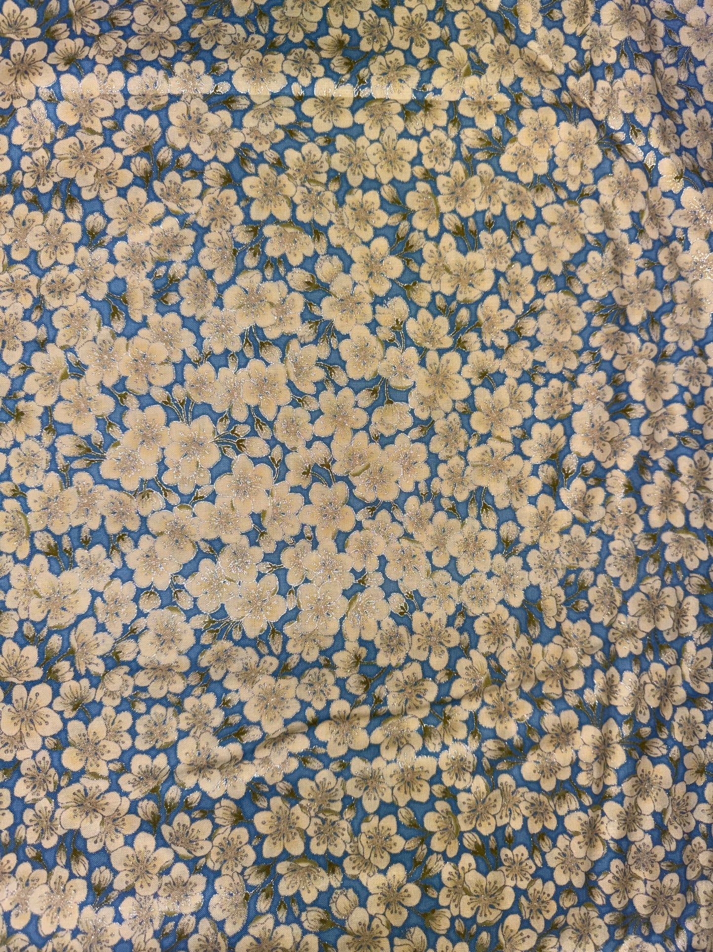 Summer Palace by Leesa Chandler -Blue and Green Blossom