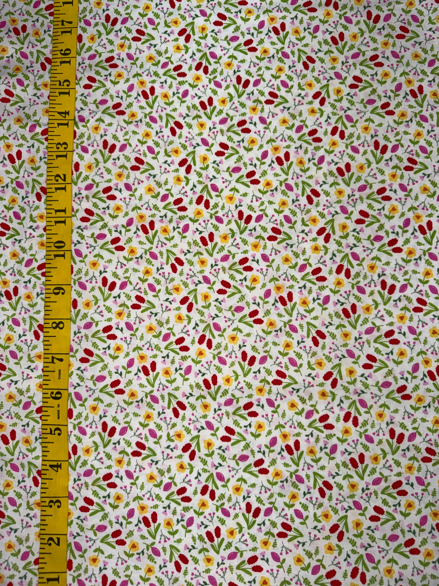 Little Ladies - Tiny Flowers on a White Background