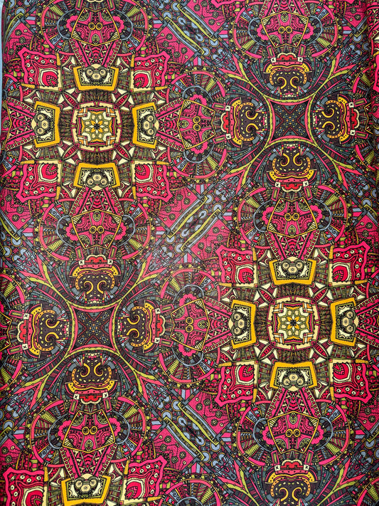 Ancient Horizons - Aztec Tribal - Red and Yellow