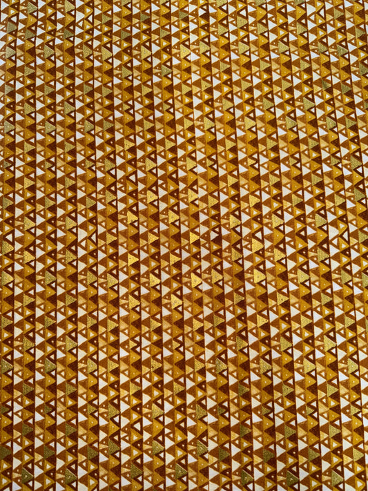 Gustav Klimt Gold and Gold Triangles