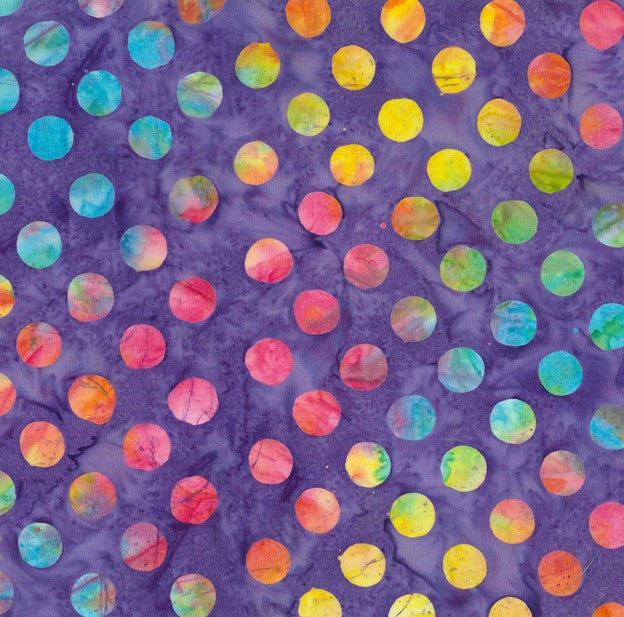 Batik Wideback in Purple with Spots BA108-2402