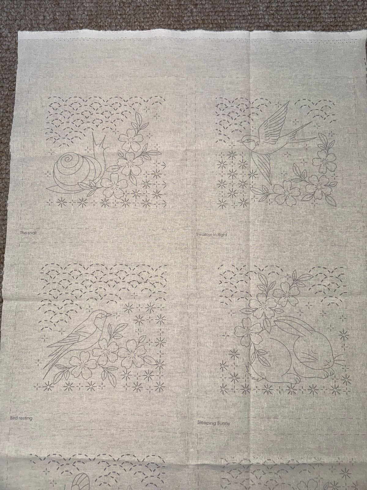 DV7897 Stitchery - Blossom and Bloom on Linen