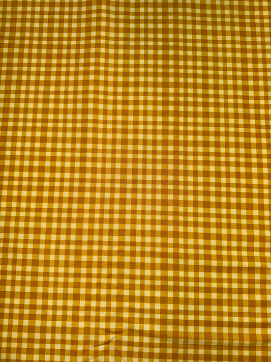 Hand Made Gingham Yellow