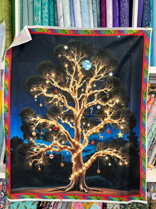 Gumtree Greetings - Christmas Tree with Lights Panel