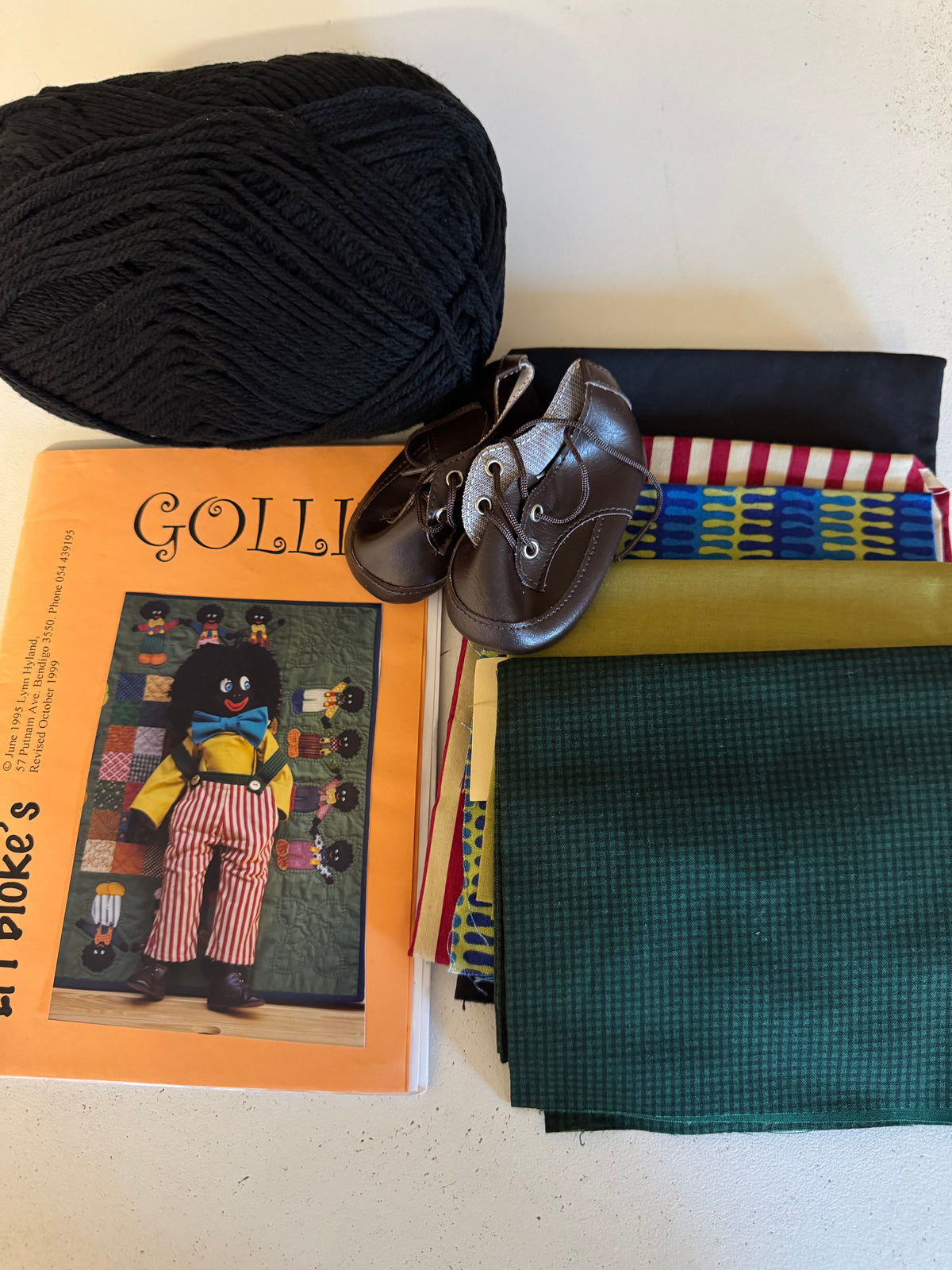 Gollie - Li'l Bloke's Golliwog Doll Pattern and Full Kit