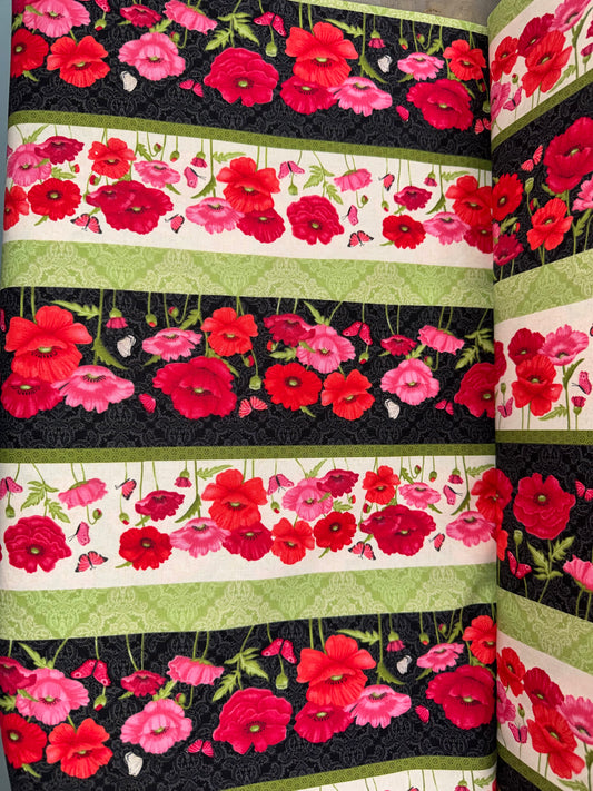 Merry Poppies Border