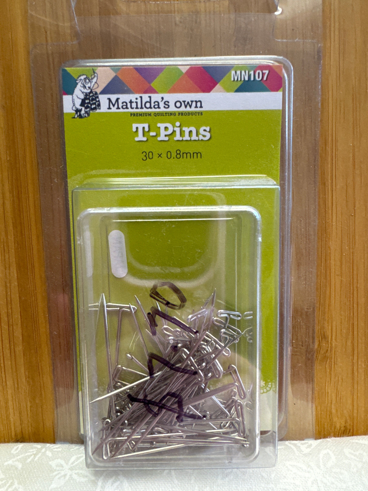 Matilda's own T-Pins - .8mm x 30mm x 30